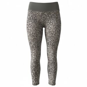 Plus Size Z by Zella Gray and Tan Animal Print Active Leggings
